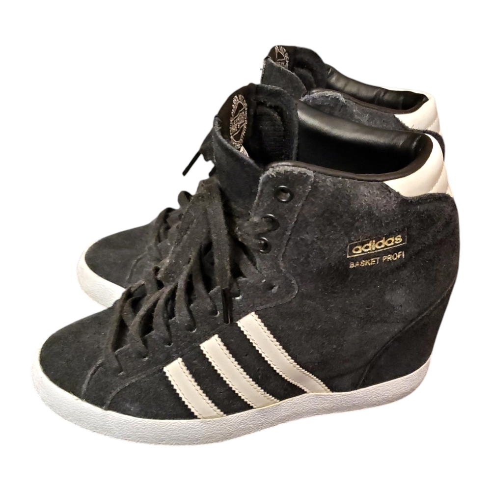 ADIDAS basket profil hidden wedge heel shoes size 6 women's